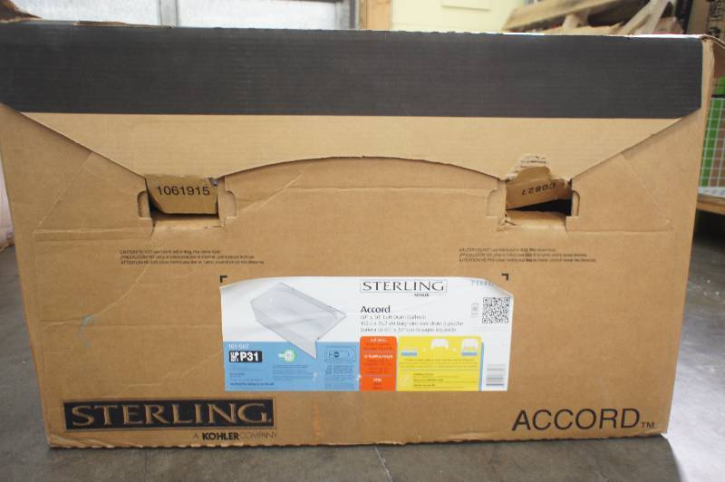Sterling Accord 5 ft. Left-Hand Drain Vikrell Bathtub - White