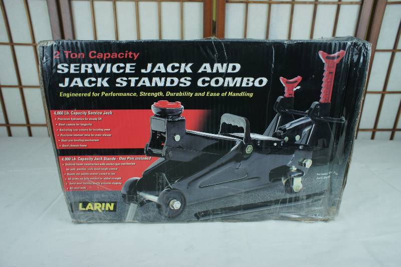 Larin Floor Jack with Jack Stand - 2 Ton Capacity