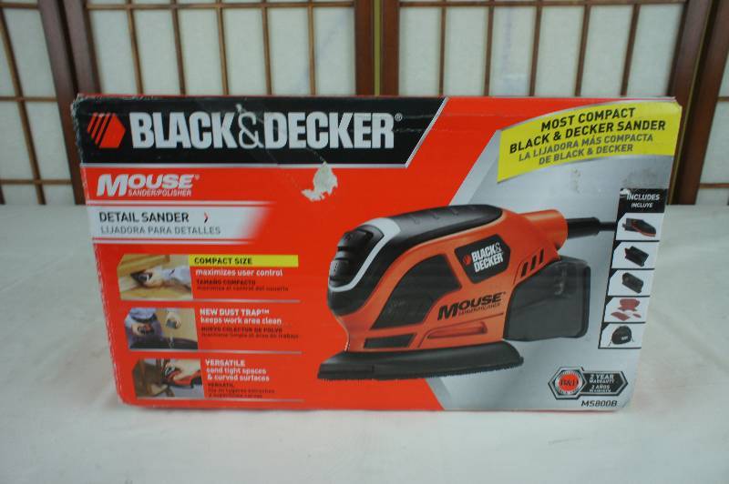 Black & Decker Mouse Detail Sander With Dust Collection
