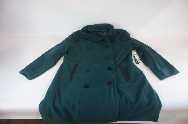 Harv Benard Womens 34-Length Double-Button Coat