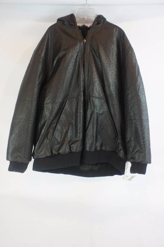 Excelled Mens BigTall Reversible Leather Jacket