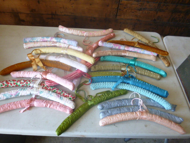 lot 32 image: Padded Clothes Hangers