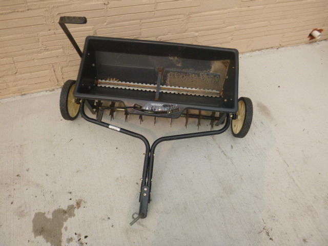 lot 150 image: Agri-Fab Combo AeratorFertilizerSpreader