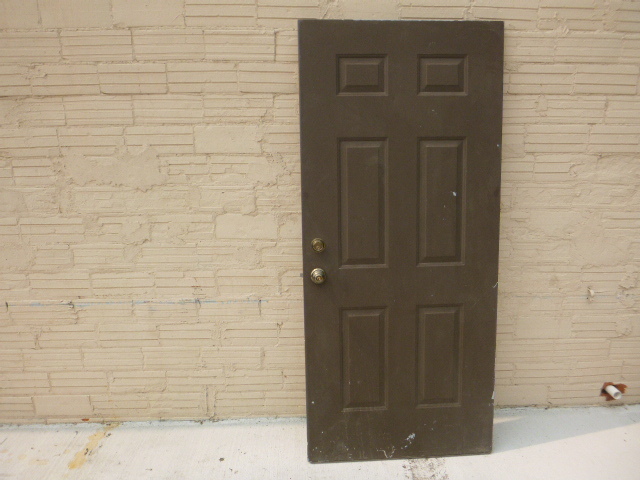 lot 173 image: Steel Exterior Door