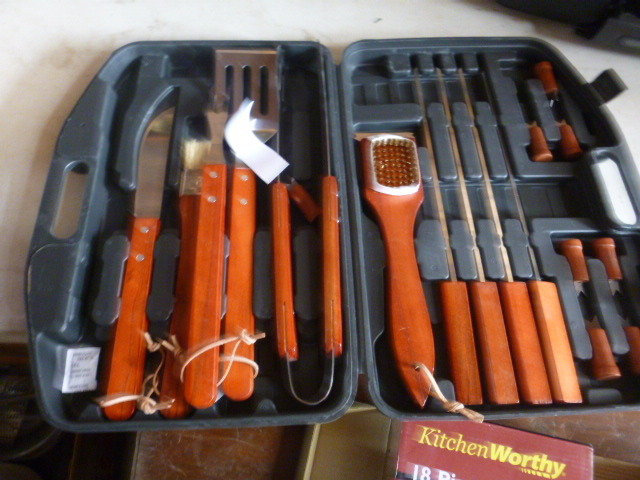 lot 198 image: Kitchen Worthy BBQ Tool Set