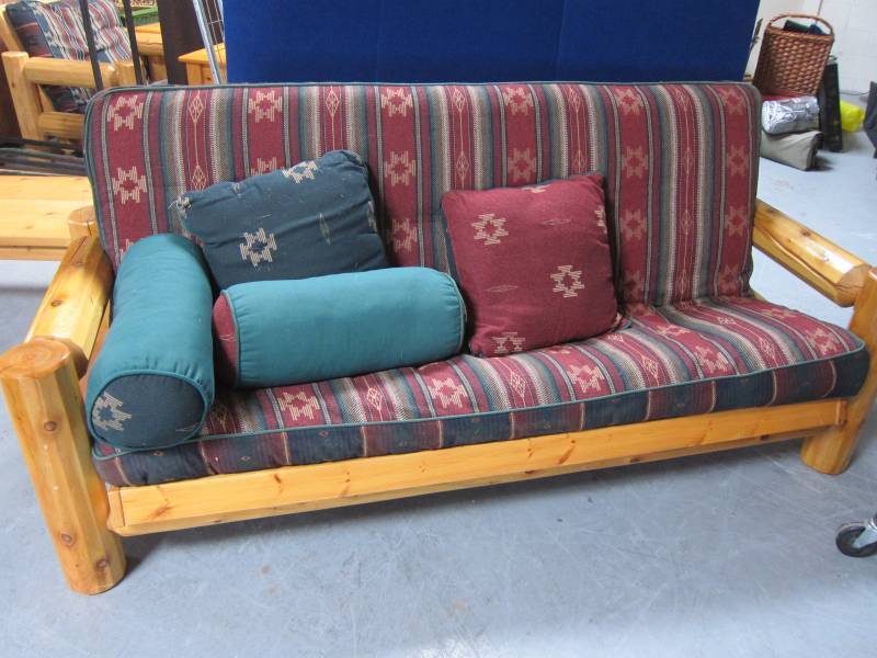 lot 6 image: Log Frame Futon
