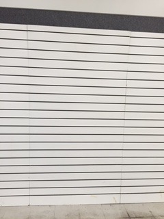 White Vertical Slatwall