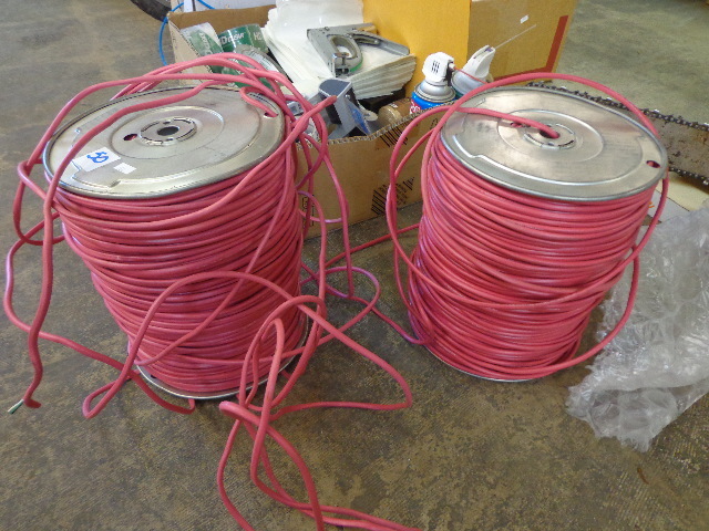 lot 50 image: Spools of Wire