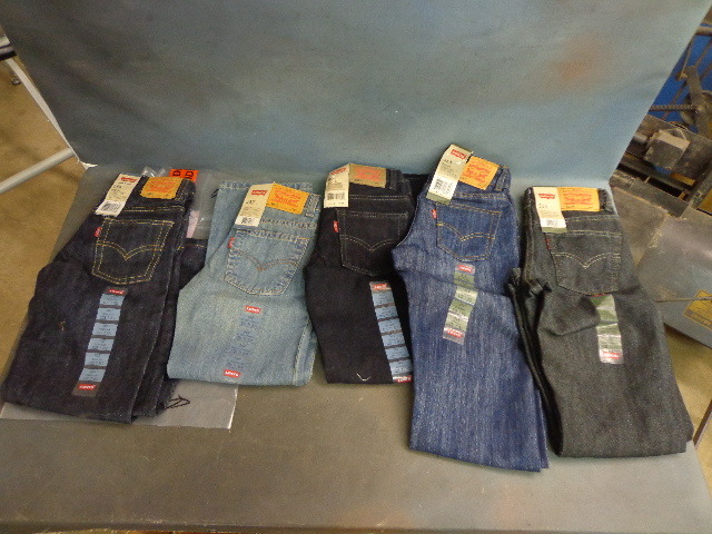 lot 71 image: Many Pairs of Levies Pants