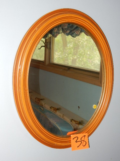 lot 38 image: Nic e Oval Mirror