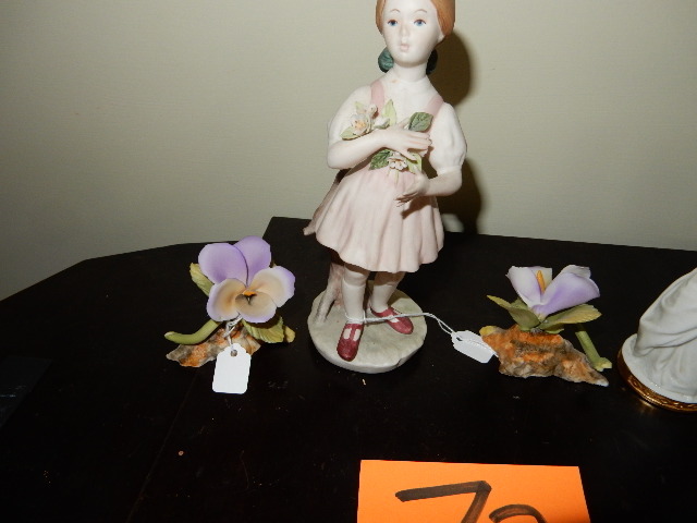 lot 73 image: Misc. Statues and glass