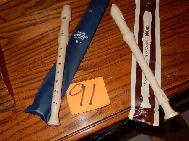 lot 91 image: 2 Yamaha Recorders