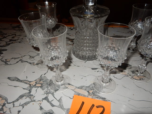 lot 113 image: Misc.cut glass and crystal as pictured