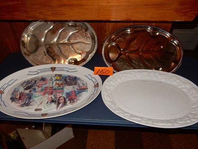 lot 150 image: 4 Serving platters