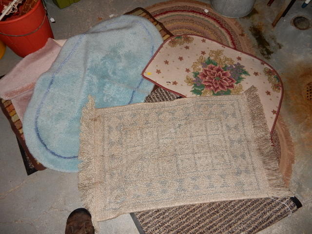 lot 201 image: Throw Rugs as pictured