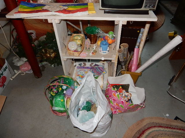 lot 167 image: Large lot of Misc. Christmas  and EASTER Items as pictured.  Christmas separate picture from Easter..