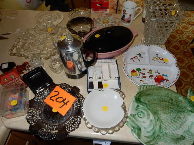 lot 204 image: Misc.Glassware as pictured