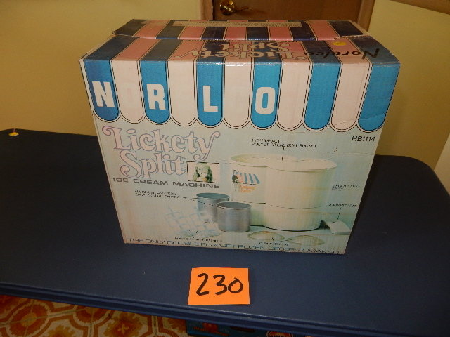 lot 230 image: NRLO, Lickety split Double Flavor desert Maker