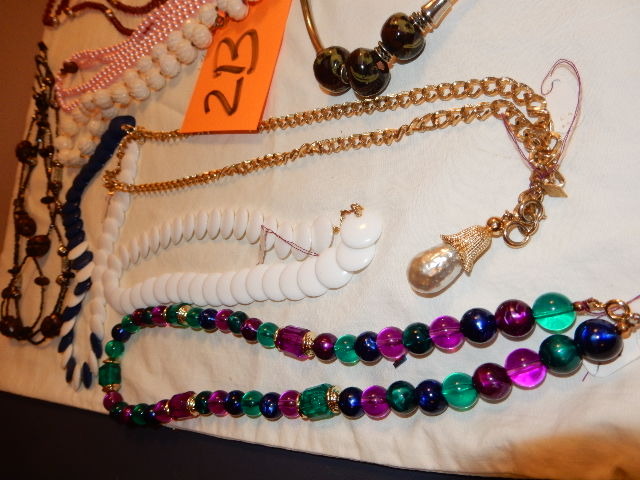 lot 2B image: Misc. Necklaces as pictured