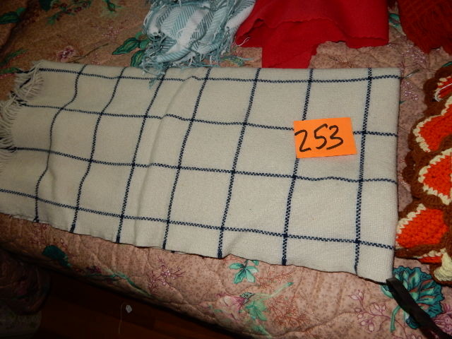 lot 253 image: Lot of afghans and blankets.. Some all wool