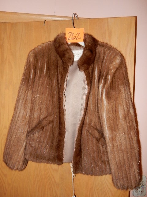 lot 262 image: Mink Jacket,, Medium Size, PETRA of Waterloo Iowa.. Medium size
