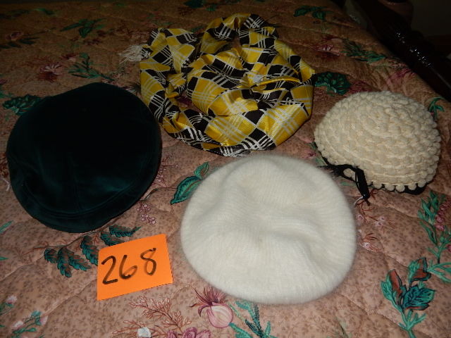 lot 268 image: 4, womens fancy hats