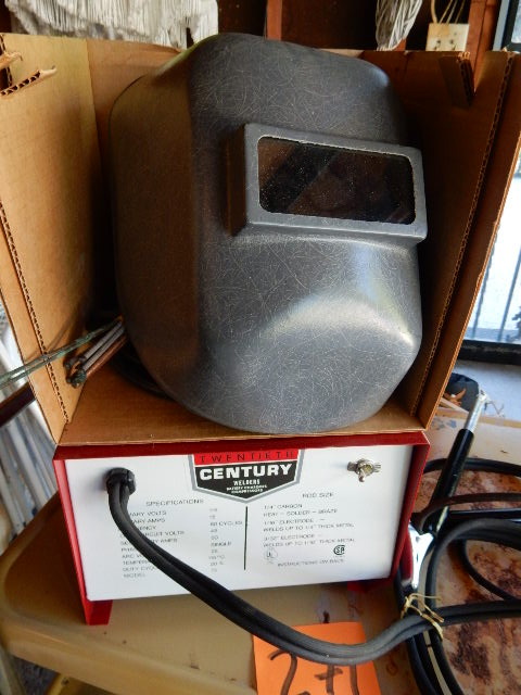 lot 277 image: No. 73, Home Shop Welder.. Century.. 115V
