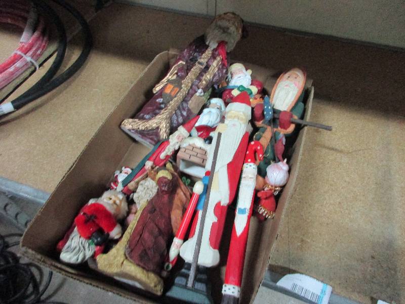 Santa figurines