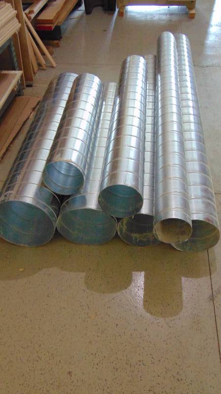 Large Heavy Duty Spiral Ductwork