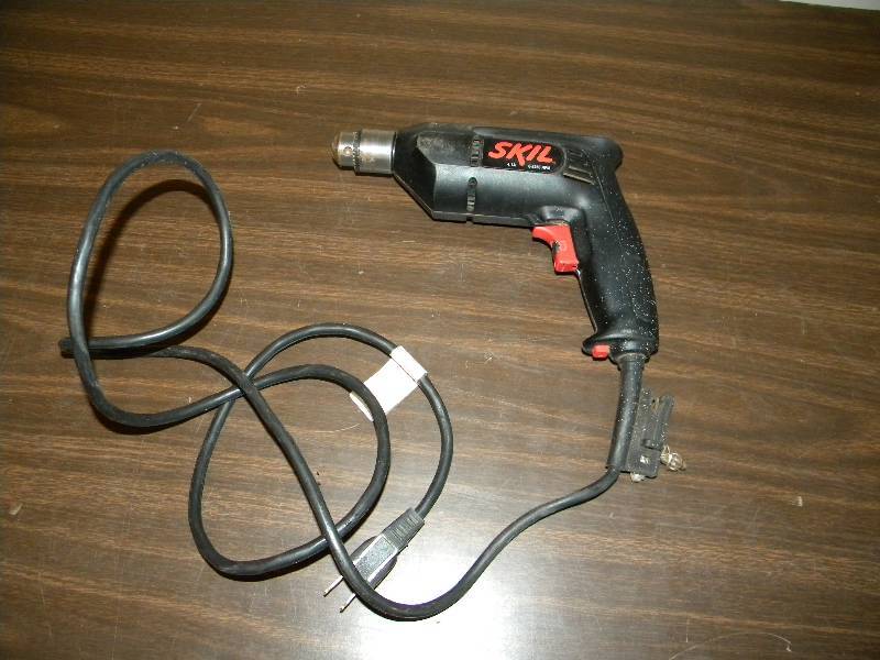 Three electric drills