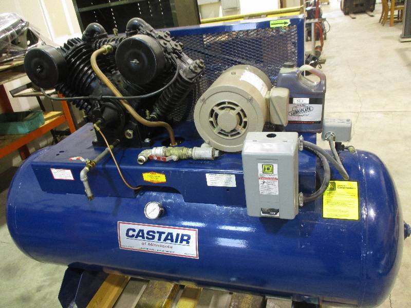 lot 1 image: Castair industrial 10 HP two-stage ...