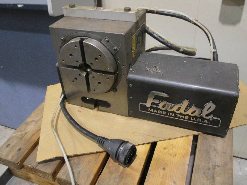 lot 13 image: Fadal model # VH65 rotary full four...