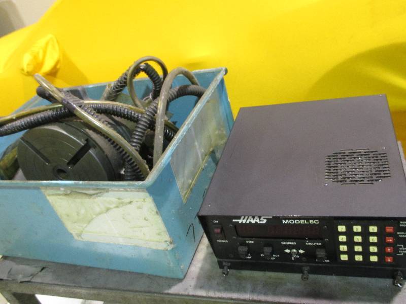 lot 20 image: HAAS model 5C indexing table with c...