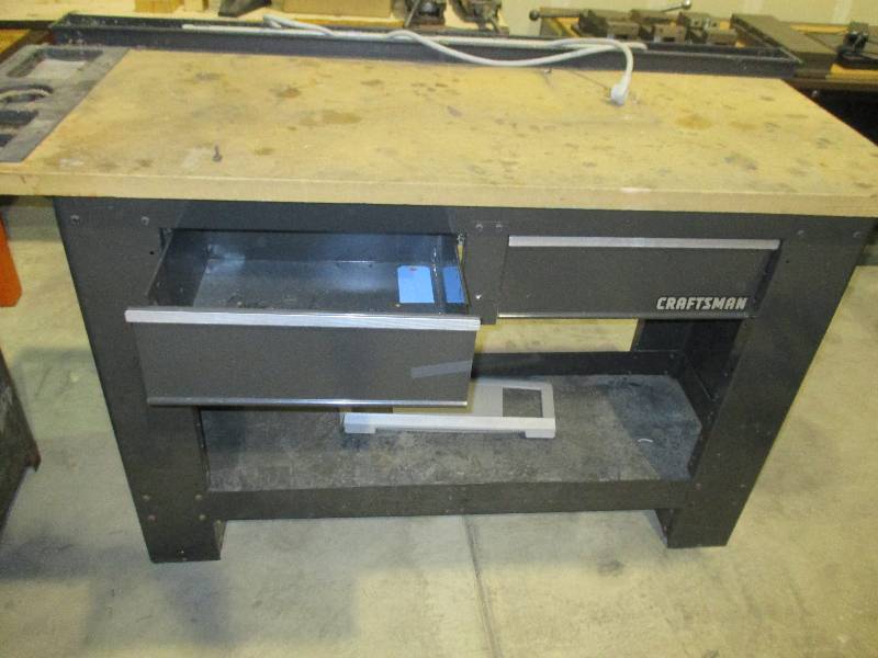 lot 36 image: Craftman work bench with drawers 26...
