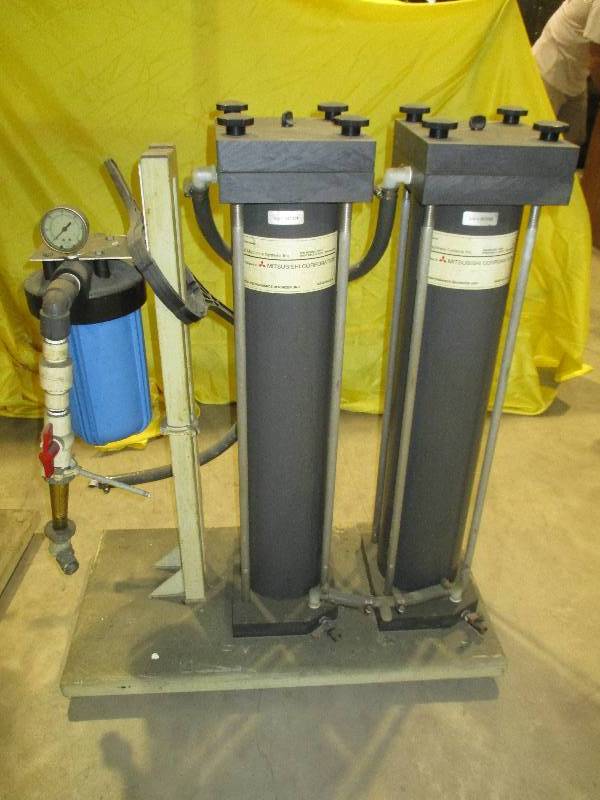 lot 42 image: Mitsubushi EDM water filter with ro...