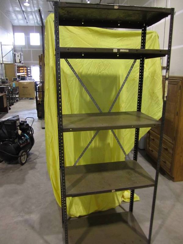 lot 102 image: 5 shelf storage rack ...