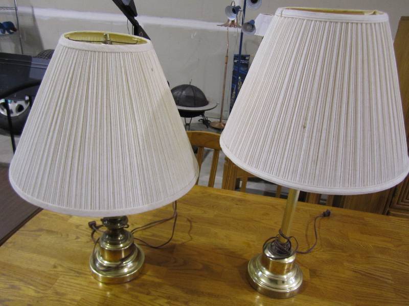 lot 130 image: matching lamps ...