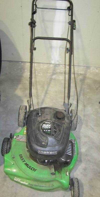 lot 141 image: Lawn boy dura-force lawn mower ran ...