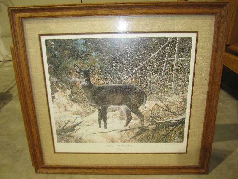 lot 146 image: Sniffing a hinkey breeze print by D...