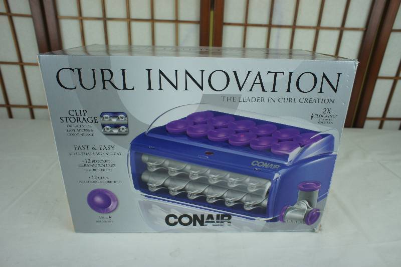 lot 20 image: Curl Innovation by Conair 12-Piece 1-12-Inch Roller Setter with Clip Storage