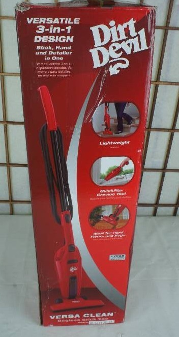 lot 42 image: Dirt Devil Simpli-Stik Lightweight Corded Bagless Stick Vacuum