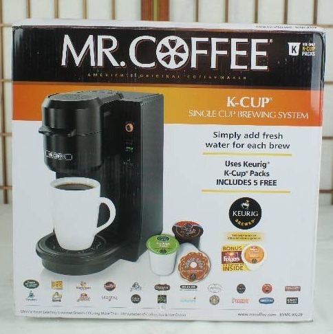 lot 33 image: Mr. Coffee Single Serve Coffee Maker, Black