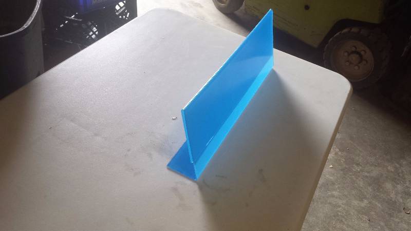 10 X 21 Display Sign Holder