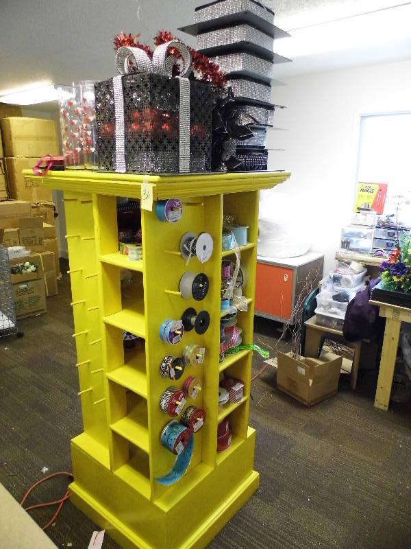 Display Rack with Contents