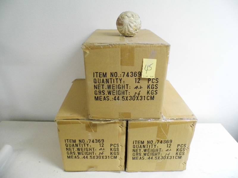 6 Cases, 12 each Deco Balls