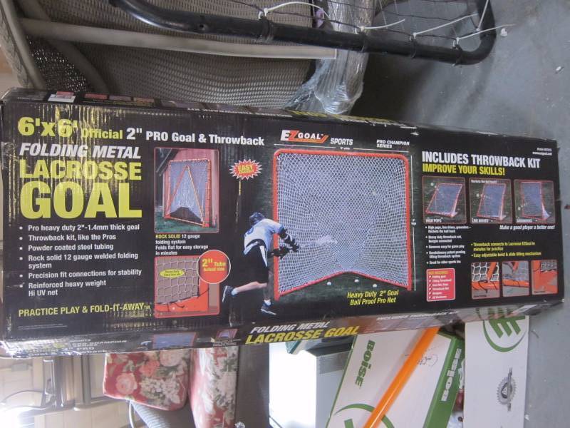 Folding Metal Lacrosse Goal