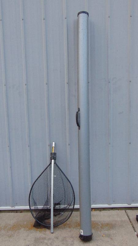 lot 16 image: Fishing Pole Case & Landing Net