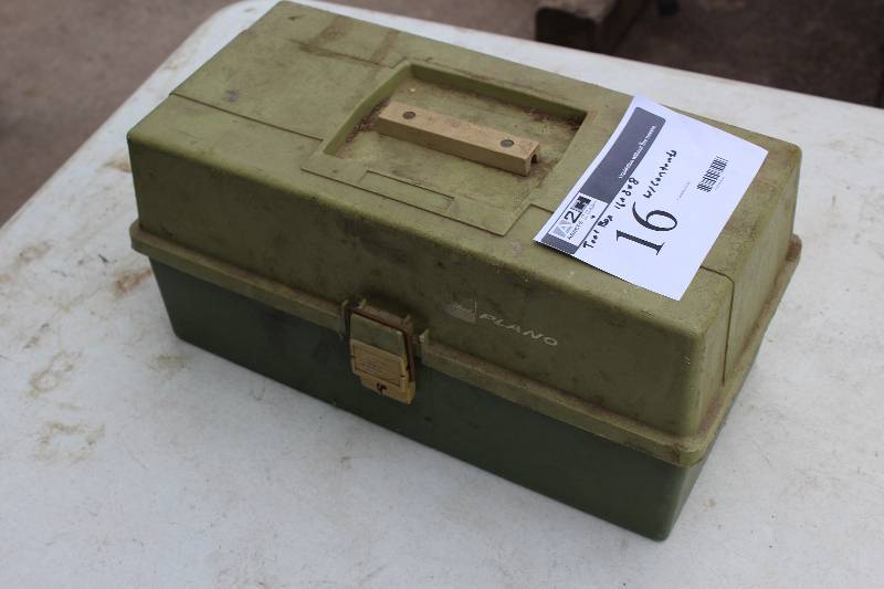 lot 16 image: Tool Box Lot Including Tool Box, 16 x 8 x 8 Wrenches Screwdrivers And More.
