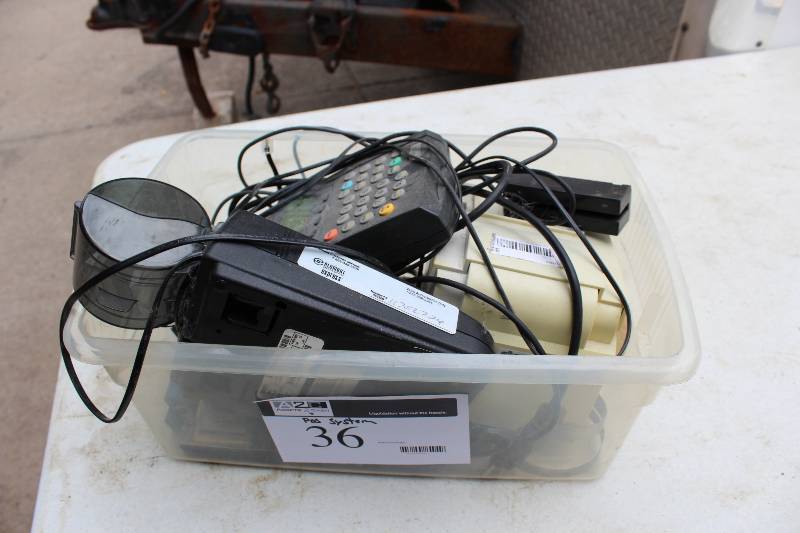 lot 36 image: Container Lot Including POS Systems wCords.