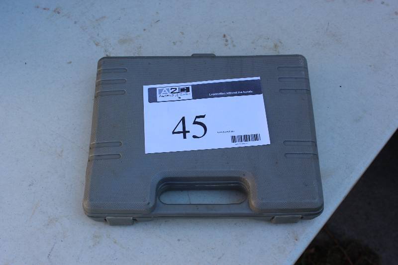 lot 45 image: TitanMasterXL Titanium Drill Bit Set wHard Case & Miscellaneous Sized Plugs.